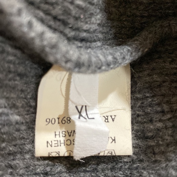 Hammerschmid Mens Vintage Nordic Sweater 1/4 zip Wool blend XL - Picture 7 of 7